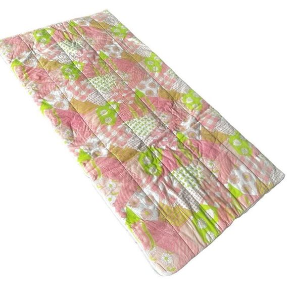 Vintage Her Majesty 70’s Retro Pink Flower Power Pop Art Sleeping Bag - Picture 2 of 6